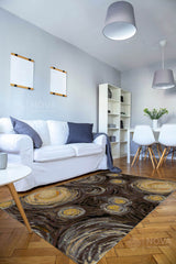 Eva Bambu Dokuma AN0245 Yumuşak Dokuma Taban Renkli Salon Yatak Odası Halısı