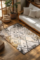 Yüksek Premium Kalite Konspet Tasarım Dijital Baskılı Bambu Salon Halısı Yatak Odası Halısı