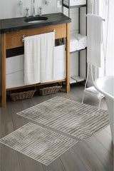 Kaymaz Taban Yıkanabilir Banyo Paspası - Nova Bath Desenli 50*80 Cm