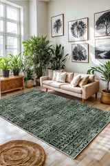 Eco Touch Süngersiz Konspet Tasarım Dijital Baskılı Salon Halısı Mutfak Halısı