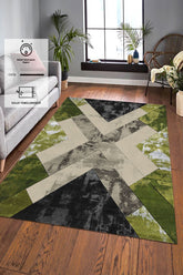 Dijital Baskı Kaymaz Tabanlı Yıkanabilir Salon Halısı Mutfak Halısı Koridor Halısı