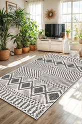 Eco Touch Süngersiz Konspet Tasarım Dijital Baskılı Salon Halısı Mutfak Halısı