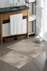 Kaymaz Taban Yıkanabilir Banyo Paspası - Nova Bath Desenli 50*80 Cm