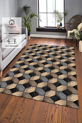 Dijital Baskı Kaymaz Tabanlı Yıkanabilir Salon Halısı Mutfak Halısı Koridor Halısı