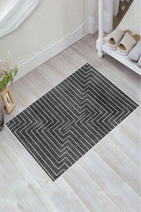 Kaymaz Taban Yıkanabilir Banyo Paspası - Nova Bath Desenli 50*80 Cm