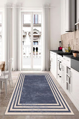 Dijital Baskı Kaymaz Tabanlı Yıkanabilir Salon Halısı Mutfak Halısı Koridor Halısı