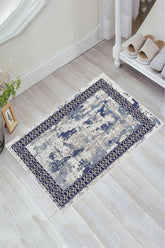 Kaymaz Taban Yıkanabilir Banyo Paspası - Nova Bath Desenli 50*80 Cm