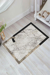 Kaymaz Taban Yıkanabilir Banyo Paspası - Nova Bath Desenli 50*80 Cm