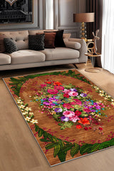 Eco Touch Süngersiz Konspet Tasarım Dijital Baskılı Salon Halısı Mutfak Halısı