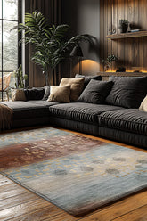 Yüksek Premium Kalite Konspet Tasarım Dijital Baskılı Bambu Salon Halısı Yatak Odası Halısı