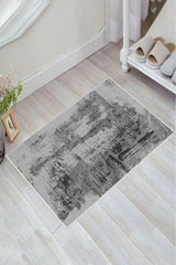 Kaymaz Taban Yıkanabilir Banyo Paspası - Nova Bath Desenli 50*80 Cm