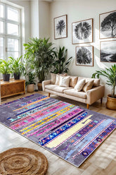 Eco Touch Süngersiz Konspet Tasarım Dijital Baskılı Salon Halısı Mutfak Halısı