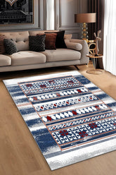 Konspet Tasarım Dijital Baskılı Dot Taban Salon-Mutfak-Yatak Odası Halısı