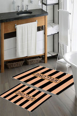 Kaymaz Taban Yıkanabilir Banyo Paspası - Nova Bath Desenli 50*80 Cm