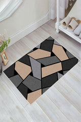 Kaymaz Taban Yıkanabilir Banyo Paspası - Nova Bath Desenli 50*80 Cm