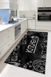 Konspet Tasarım Dijital Baskılı Dot Taban Salon-Mutfak-Yatak Odası Halısı