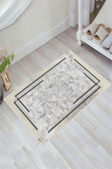 Kaymaz Taban Yıkanabilir Banyo Paspası - Nova Bath Desenli 50*80 Cm