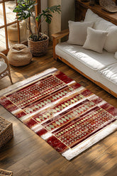 Yüksek Premium Kalite Konspet Tasarım Dijital Baskılı Bambu Salon Halısı Yatak Odası Halısı