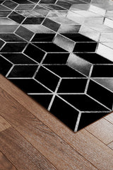 Dijital Baskı Kaymaz Tabanlı Yıkanabilir Salon Halısı Mutfak Halısı Koridor Halısı