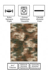 Dijital Baskı Kaymaz Tabanlı Yıkanabilir Salon Halısı Mutfak Halısı Koridor Halısı