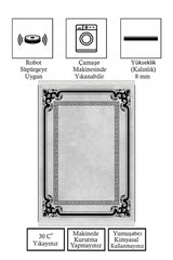 Dijital Baskı Kaymaz Tabanlı Yıkanabilir Salon Halısı Mutfak Halısı Koridor Halısı
