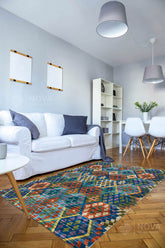 Eva Bambu Dokuma AN0036 Yumuşak Dokuma Taban Renkli Salon Yatak Odası Halısı