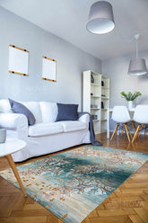 Eva Bambu Dokuma AN0053 Yumuşak Dokuma Taban Renkli Salon Yatak Odası Halısı