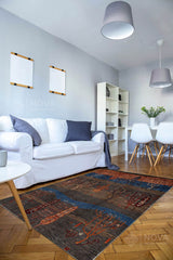 Eva Bambu Dokuma AN0074 Yumuşak Dokuma Taban Renkli Salon Yatak Odası Halısı