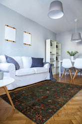 Eva Bambu Dokuma AN0095 Yumuşak Dokuma Taban Renkli Salon Yatak Odası Halısı