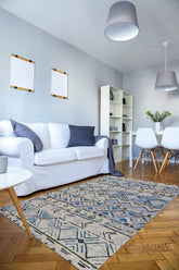 Eva Bambu Dokuma AN0205 Yumuşak Dokuma Taban Renkli Salon Yatak Odası Halısı