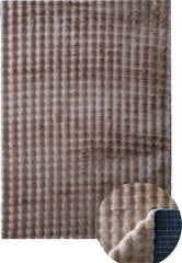 Toscana Kahverengi Kaydırmaz Taban Salon-Yatak Odası Koridor Antre Mutfak Modern Halı