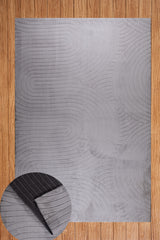 Zümrüt Gri Kaydırmaz Taban Salon-Yatak Odası Koridor Antre Mutfak Modern Halı