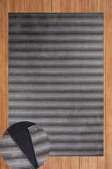 Ilgaz Gri Kaydırmaz Taban Salon-Yatak Odası Koridor Antre Mutfak Modern Halı