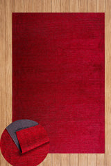 İskender Kırmızı Kaydırmaz Taban Salon-Yatak Odası Koridor Antre Mutfak Modern Halı