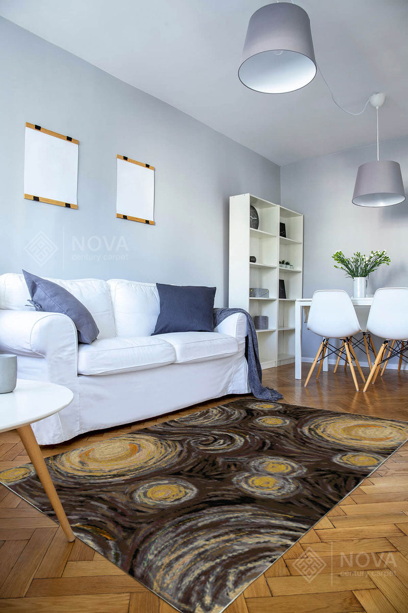 Eva Bambu Dokuma AN0245 Yumuşak Dokuma Taban Renkli Salon Yatak Odası Halısı