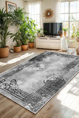 Eco Touch Süngersiz Konspet Tasarım Dijital Baskılı  Salon Halısı Mutfak Halısı