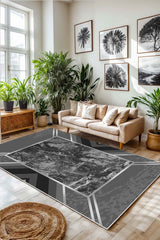 Eco Touch Süngersiz Konspet Tasarım Dijital Baskılı  Salon Halısı Mutfak Halısı