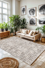 Eco Touch Süngersiz Konspet Tasarım Dijital Baskılı  Salon Halısı Mutfak Halısı