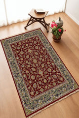 Dekoratif Dijital Baskılı Siyah Kaymaz Taban Seccade Namazlık 70 x 110