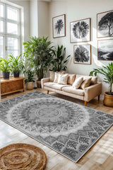 Eco Touch Süngersiz Konspet Tasarım Dijital Baskılı  Salon Halısı Mutfak Halısı