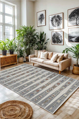 Eco Touch Süngersiz Konspet Tasarım Dijital Baskılı  Salon Halısı Mutfak Halısı