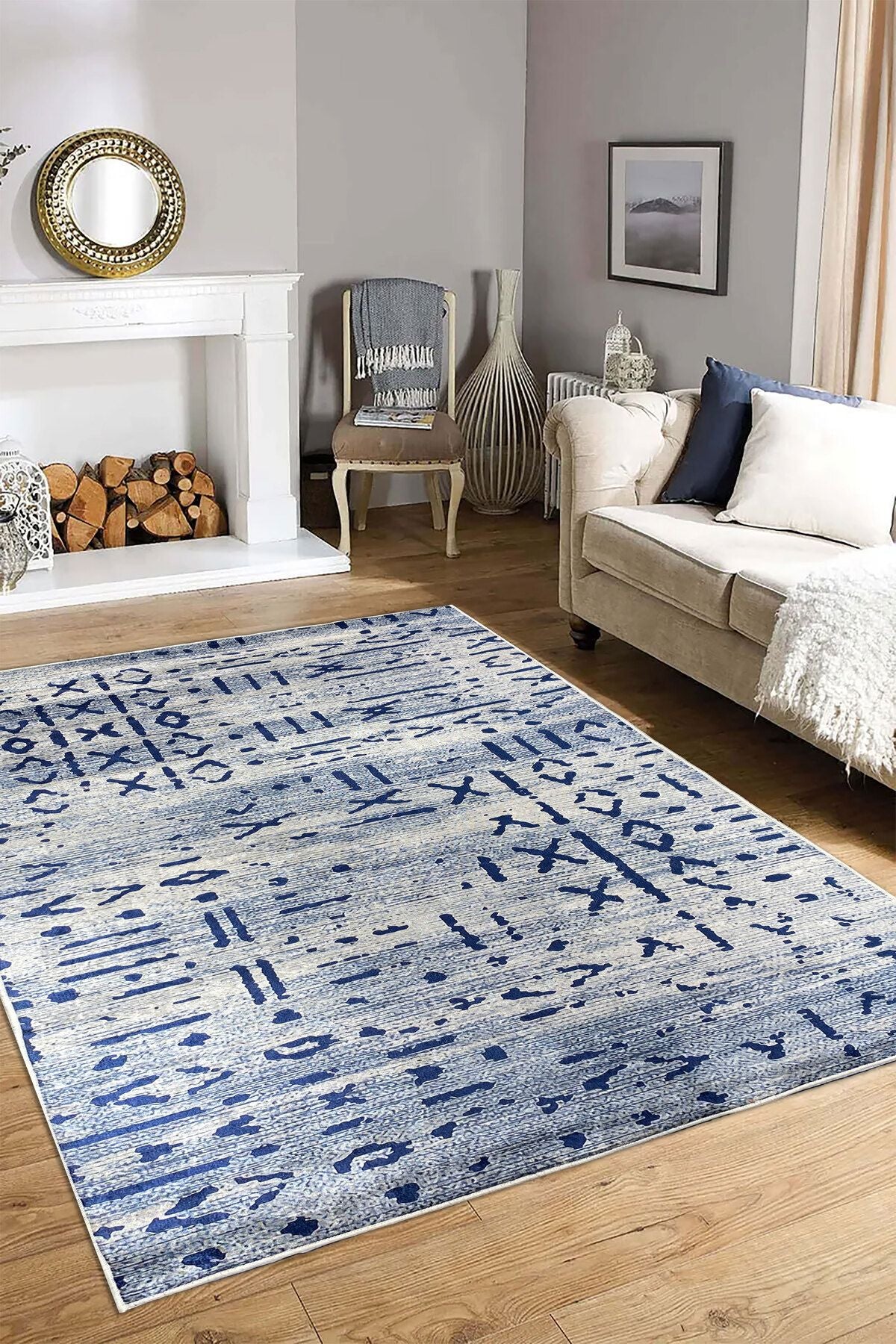 Bambu Collection Dokuma Taban Kaydırmaz Salon-Yatak Odası Koridor Antre Mutfak Modern Halı