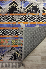Anatolian Premium Desenli Saçaklı Salon Halısı Şönil Pamuk-polyester Halı