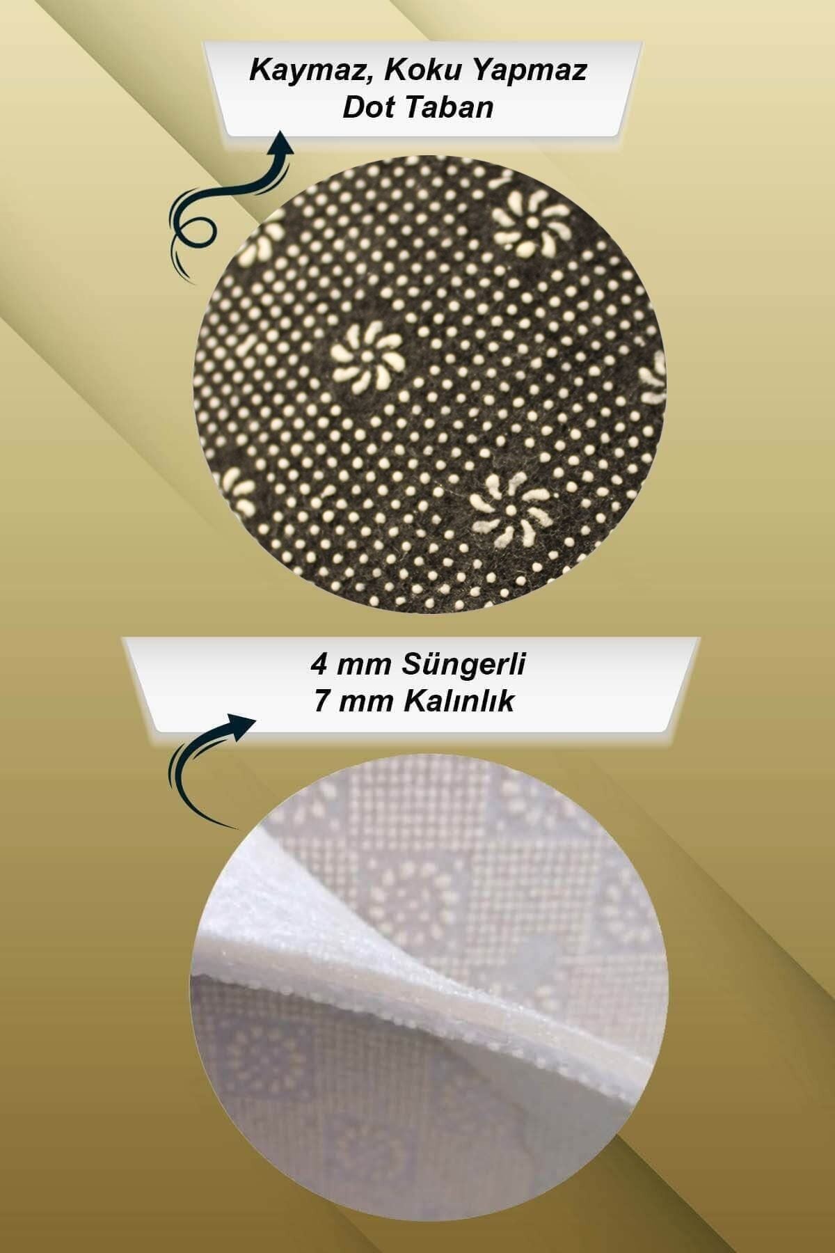 Dijital Baskı Kaymaz Tabanlı Yıkanabilir Salon Halısı Mutfak Halısı Koridor Halısı