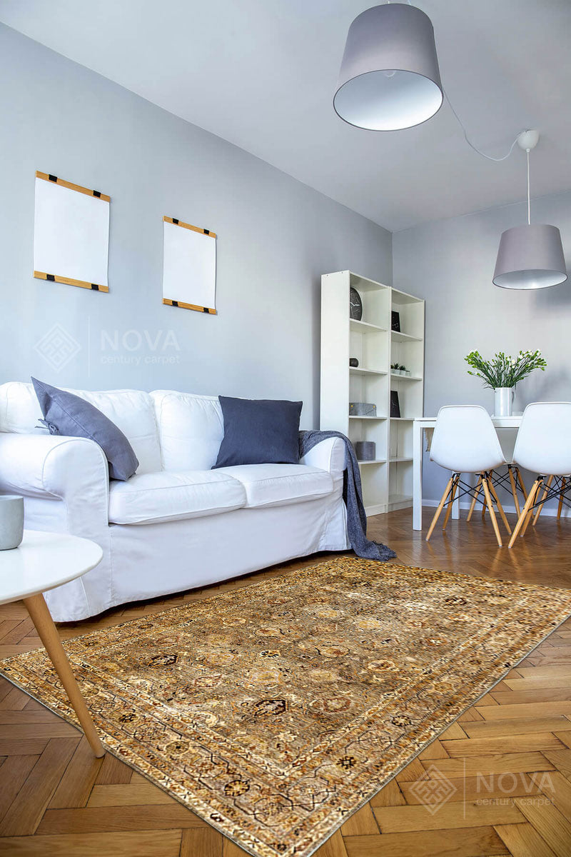 Eva Bambu Dokuma AN0085 Yumuşak Dokuma Taban Renkli Salon Yatak Odası Halısı